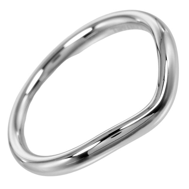 TIFFANY&Co. ティファニー カーブドバンド Pt950プラチナ 8号 リング・指輪 3.3g レディース