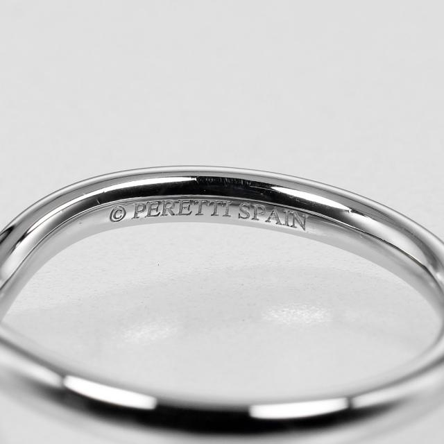 TIFFANY&Co. ティファニー カーブドバンド Pt950プラチナ 8号 リング・指輪 3.3g レディース_3