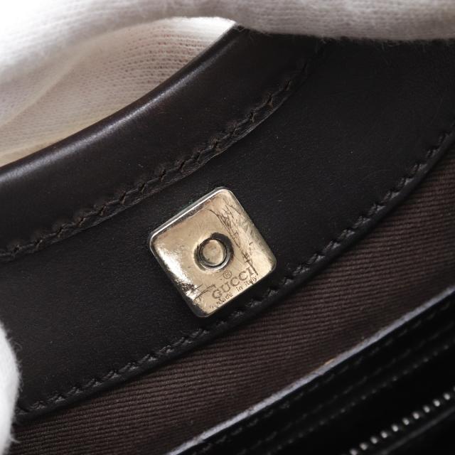 GUCCI グッチ セミショルダー 1669 GGキャンバス 茶 ショルダーバッグ レディース_11
