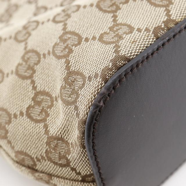 GUCCI グッチ セミショルダー 1669 GGキャンバス 茶 ショルダーバッグ レディース_5