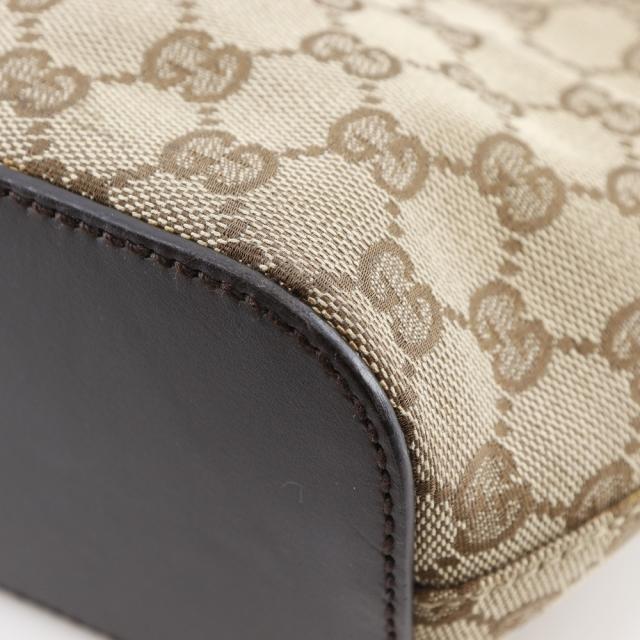 GUCCI グッチ セミショルダー 1669 GGキャンバス 茶 ショルダーバッグ レディース_6