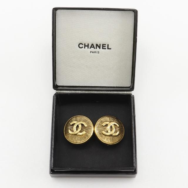 CHANEL シャネル ココマーク ヴィンテージ ヴィンテージ 金メッキ イヤリング 21.2g_12