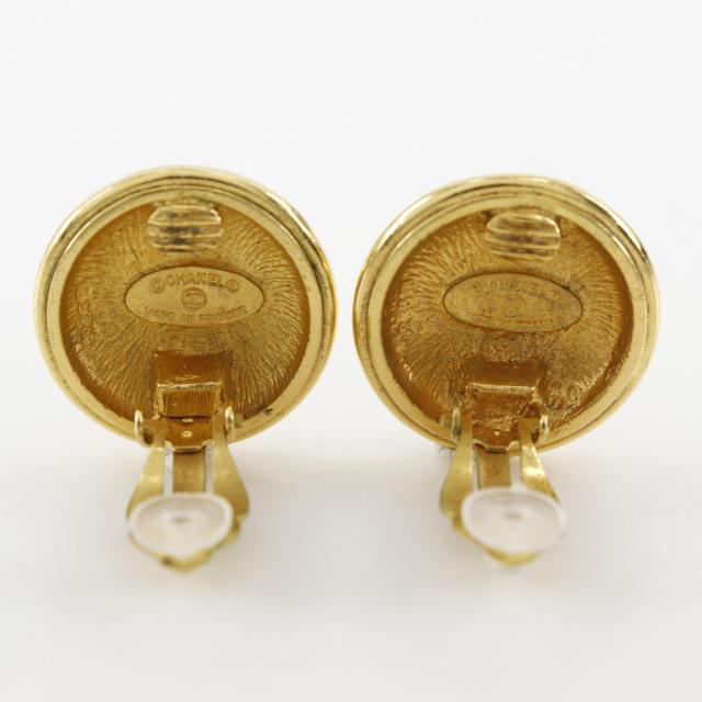 CHANEL シャネル ココマーク ヴィンテージ ヴィンテージ 金メッキ イヤリング 21.2g_3