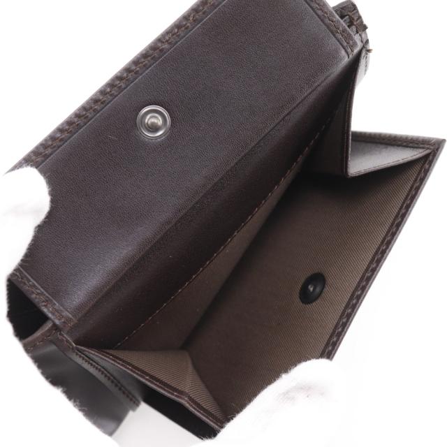 TOD'S トッズ レザー 茶 二つ折り財布 メンズ 【中古】の通販はau PAY