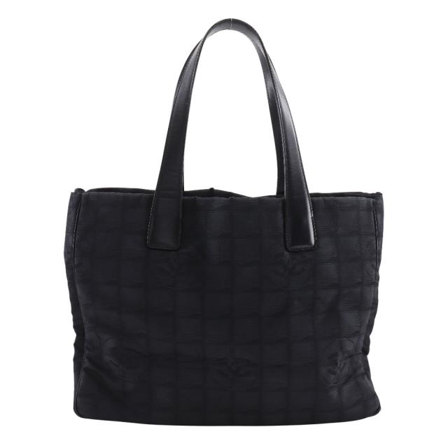 CHANEL シャネル ニュートラベルライン トートMM ナイロンキャンバス 黒 トートバッグ