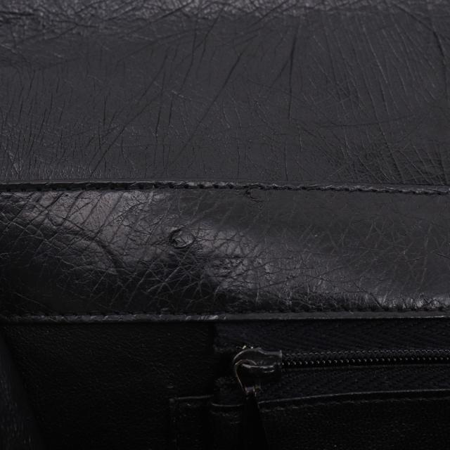 BALLY バリー オーストリッチ 黒 ハンドバッグ レディース 【中古】_16