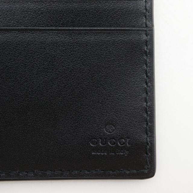 GUCCI グッチ GGエンボス 二つ折り 625559 カーフ 黒 札入れ メンズ 【中古】_7
