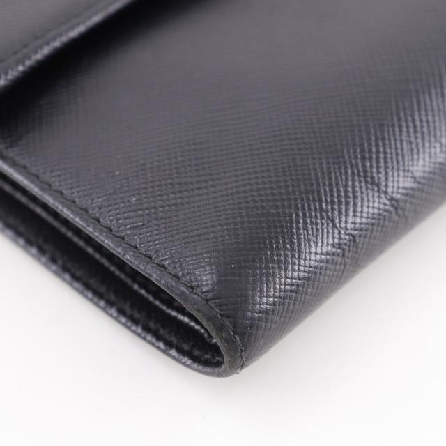 PRADA プラダ M510A サフィアーノ NERO 黒 二つ折り財布 レディース 【中古】_3