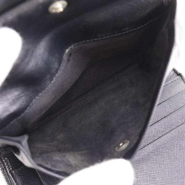 PRADA プラダ M510A サフィアーノ NERO 黒 二つ折り財布 レディース 【中古】_7