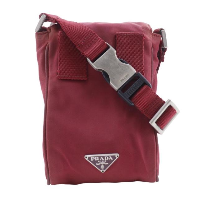 PRADA プラダ 2WAYウエストバッグ MV583 ナイロン CERISE 赤 ショルダーバッグ レディース