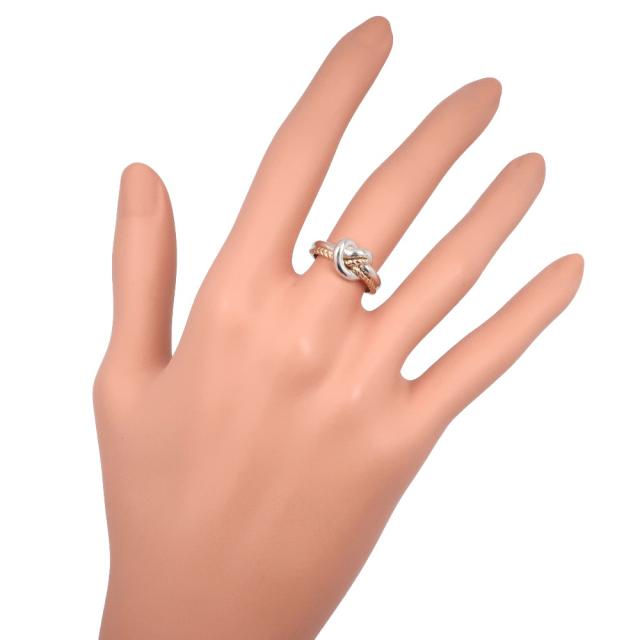 STAR JEWELRY スタージュエリー ノットモチーフ コンビ シルバー925 9 