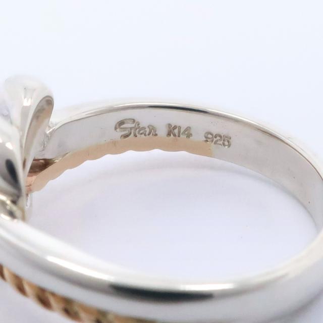 STAR JEWELRY スタージュエリー ノットモチーフ コンビ シルバー925 9 