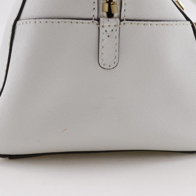 Michael Kors マイケルコース 2WAYショルダー スタッズ 35S6GFSS1L レザー 白 ハンドバッグ_11