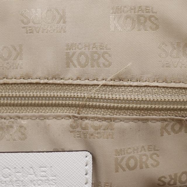 Michael Kors マイケルコース 2WAYショルダー スタッズ 35S6GFSS1L レザー 白 ハンドバッグ_17