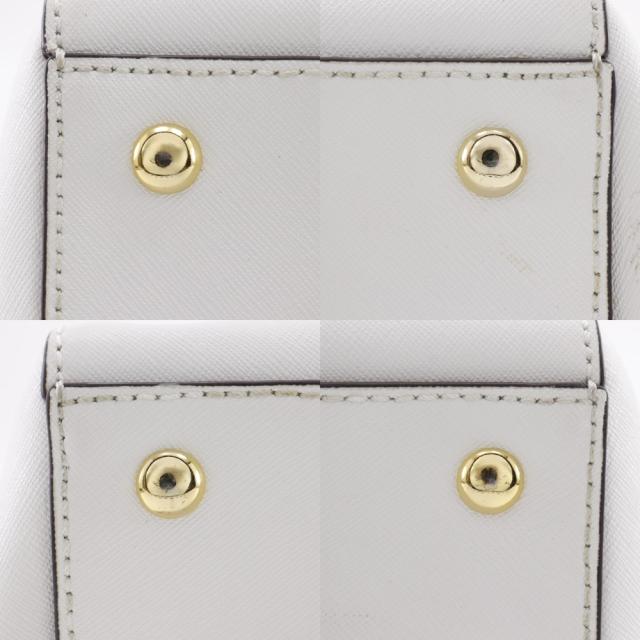 Michael Kors マイケルコース 2WAYショルダー スタッズ 35S6GFSS1L レザー 白 ハンドバッグ_7
