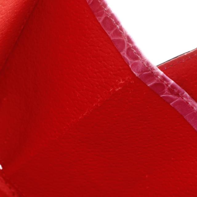 CELINE セリーヌ 型押しレザー ピンク ハンドバッグ レディース 【中古】_11