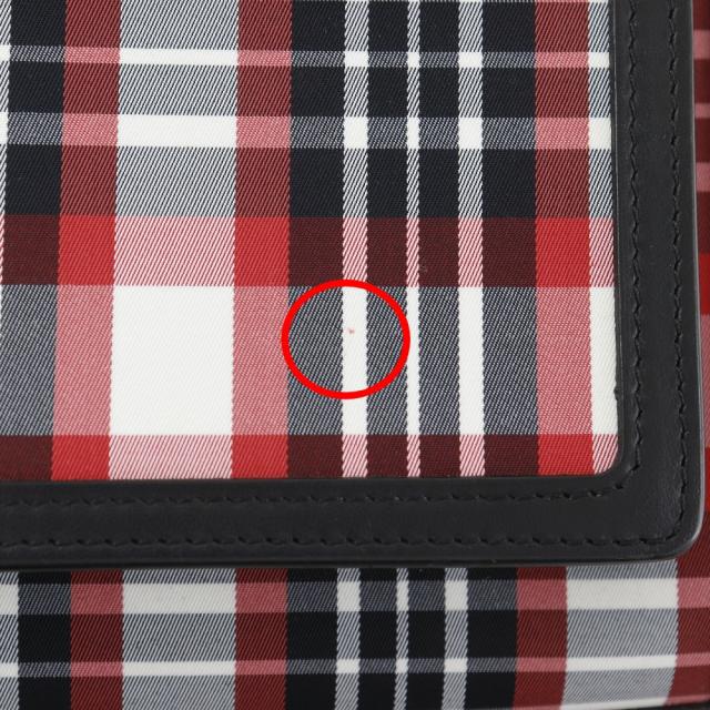 BURBERRY バーバリー ミニポケットバッグ 2WAYショルダー 2WAYショルダー 8035841 カーフ 黒/赤_11