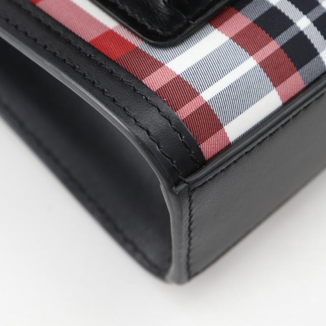 BURBERRY バーバリー ミニポケットバッグ 2WAYショルダー 2WAYショルダー 8035841 カーフ 黒/赤_3