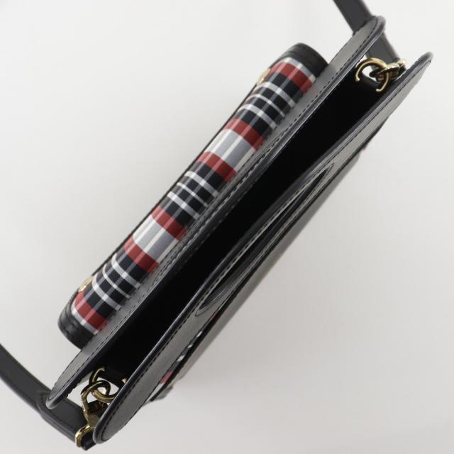 BURBERRY バーバリー ミニポケットバッグ 2WAYショルダー 2WAYショルダー 8035841 カーフ 黒/赤_4
