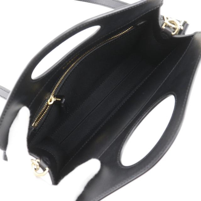 BURBERRY バーバリー ミニポケットバッグ 2WAYショルダー 2WAYショルダー 8035841 カーフ 黒/赤_5