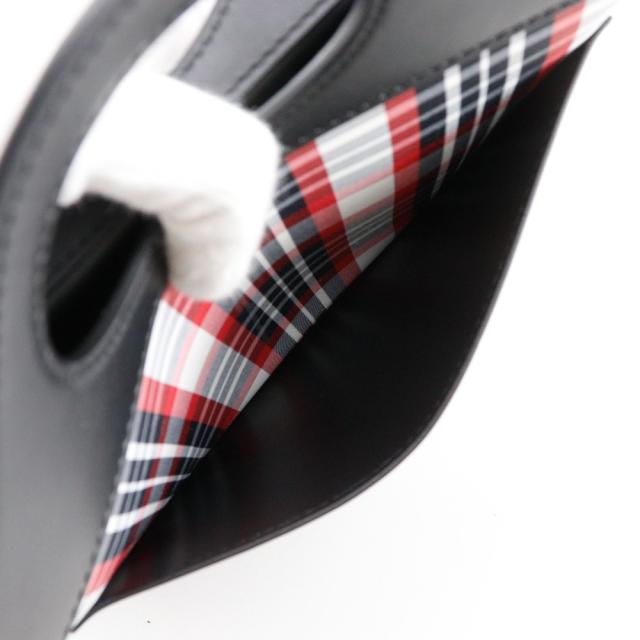 BURBERRY バーバリー ミニポケットバッグ 2WAYショルダー 2WAYショルダー 8035841 カーフ 黒/赤_8