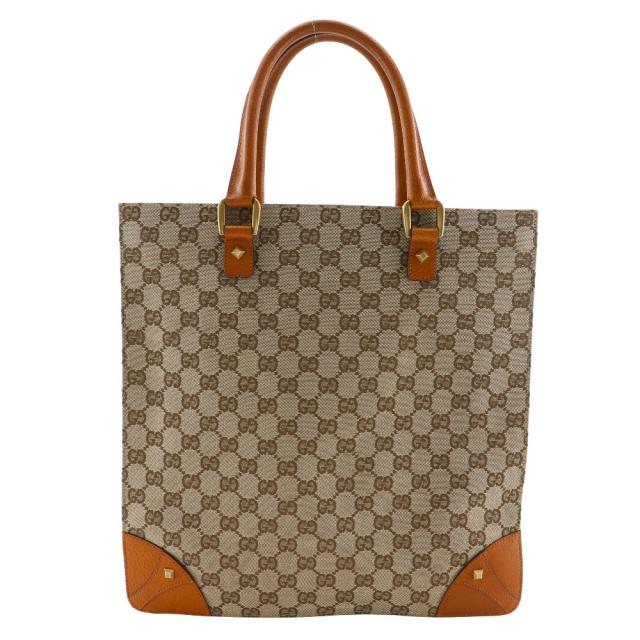 GUCCI グッチ トートバッグ 120898 GGキャンバス 茶 ハンドバッグ ユニセックス 【中古】