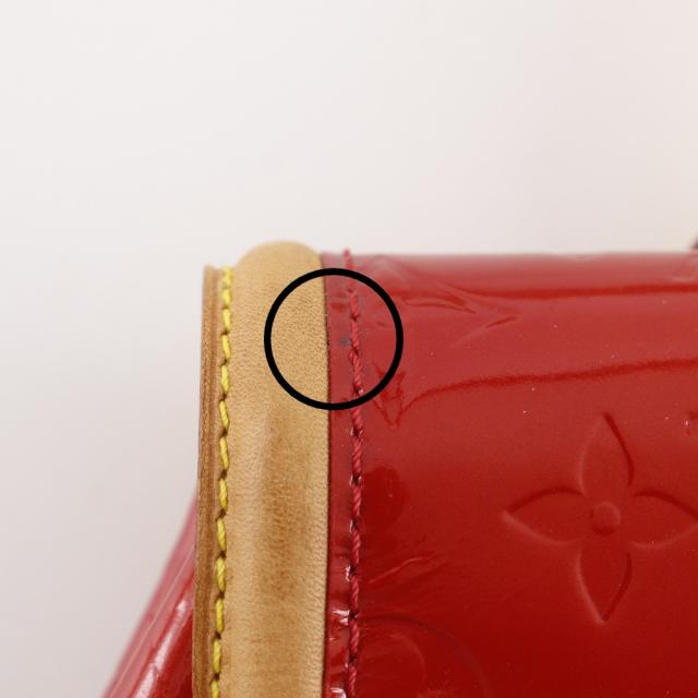 LOUIS VUITTON ルイ・ヴィトン ビスケイン・ベイPM M91291 モノグラムヴェルニ 赤_9