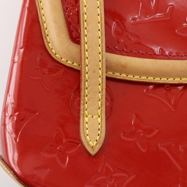 LOUIS VUITTON ルイ・ヴィトン ビスケイン・ベイPM M91291 モノグラムヴェルニ 赤_12