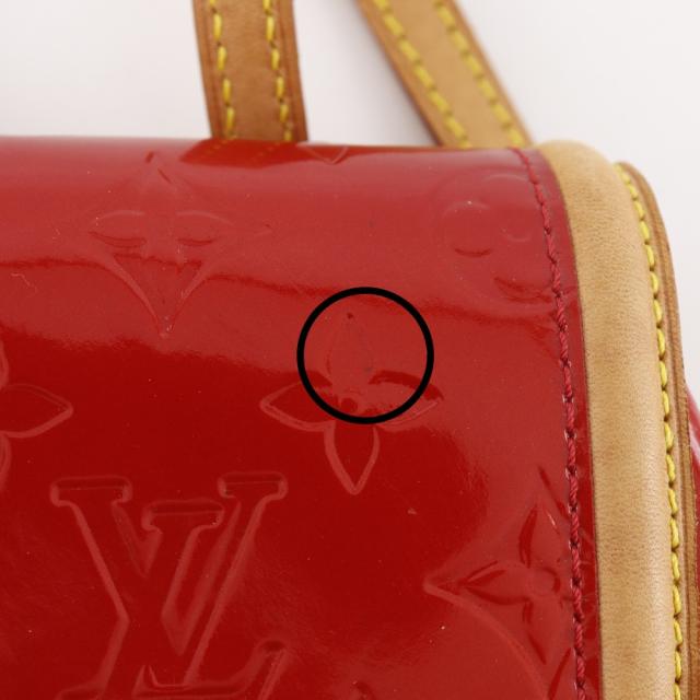 LOUIS VUITTON ルイ・ヴィトン ビスケイン・ベイPM M91291 モノグラムヴェルニ 赤_13