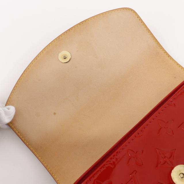 LOUIS VUITTON ルイ・ヴィトン ビスケイン・ベイPM M91291 モノグラムヴェルニ 赤_15