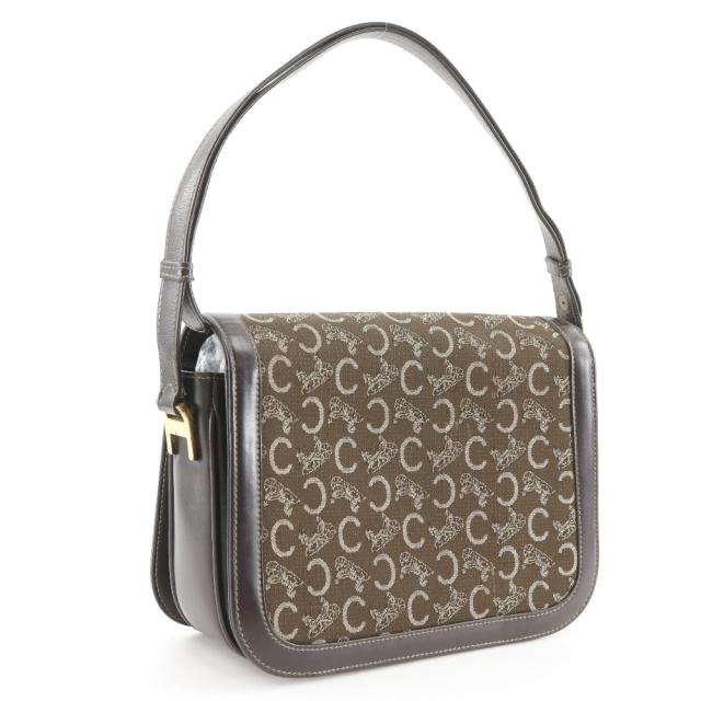 CELINE セリーヌ ヴィンテージ キャンバス 茶 ハンドバッグ レディース 【中古】_2