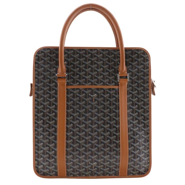 GOYARD ゴヤール ブルゴーニュ トートバッグ PVC 黒 ハンドバッグ ユニセックス 【中古】