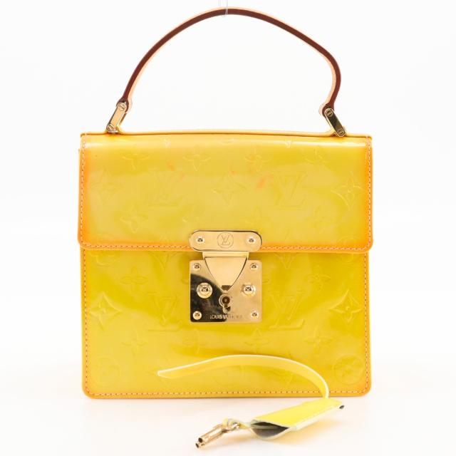 LOUIS VUITTON ルイ・ヴィトン スプリングストリート M91029 モノグラムヴェルニ 黄_17