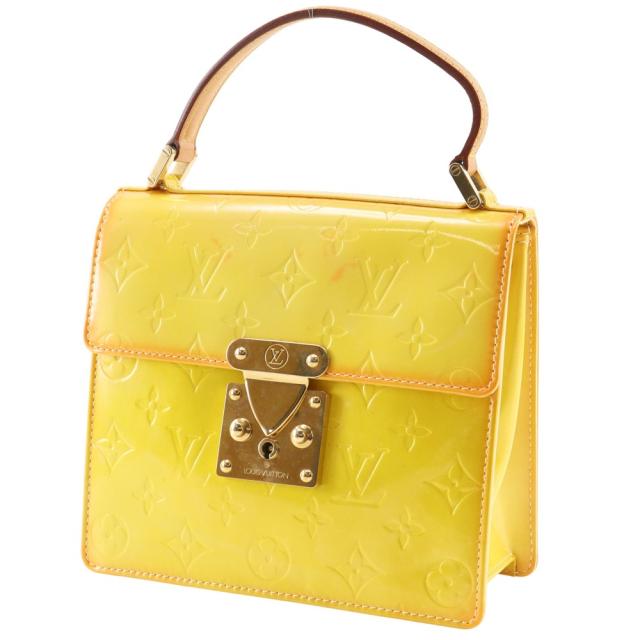LOUIS VUITTON ルイ・ヴィトン スプリングストリート M91029 モノグラムヴェルニ 黄_1