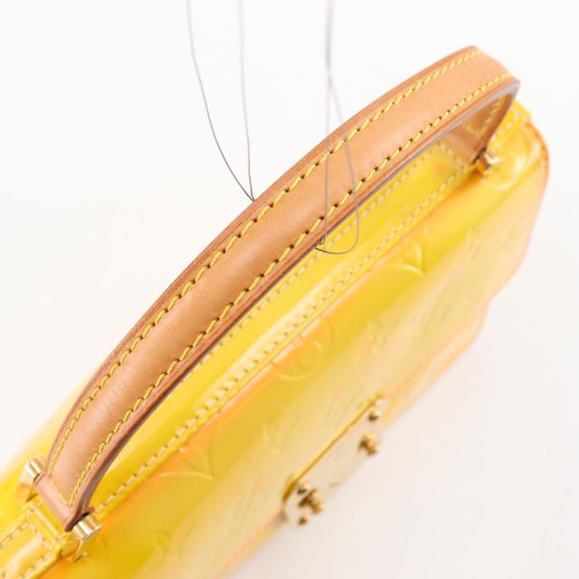 LOUIS VUITTON ルイ・ヴィトン スプリングストリート M91029 モノグラムヴェルニ 黄_4