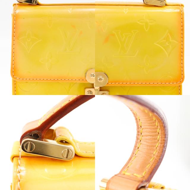 LOUIS VUITTON ルイ・ヴィトン スプリングストリート M91029 モノグラムヴェルニ 黄_9