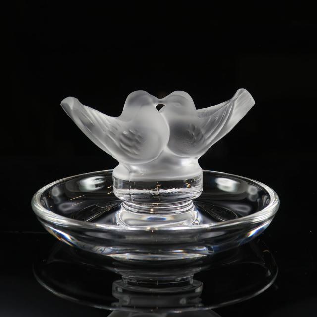 LALIQUE ラリック ドゥコロンブ 置物 オブジェ _ 【中古】