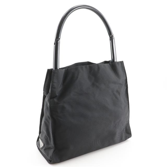 PRADA プラダ プラスチックハンドル B8073 ナイロン NERO 黒 ショルダーバッグ レディース