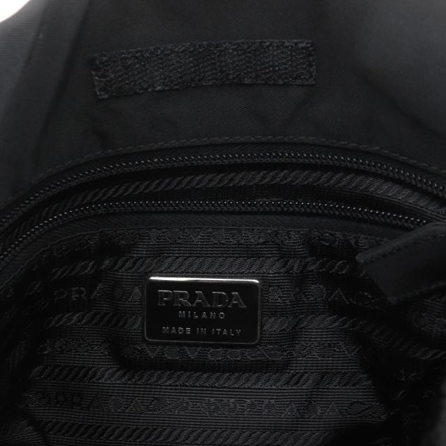 PRADA プラダ プラスチックハンドル B8073 ナイロン NERO 黒 ショルダーバッグ レディース