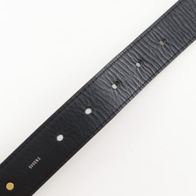 LOUIS VUITTON ルイ・ヴィトン サンチュール・スハリ スタッズ M6869W レザー ノワール 黒_4
