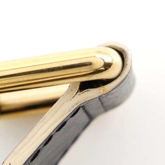 LOUIS VUITTON ルイ・ヴィトン サンチュール・スハリ スタッズ M6869W レザー ノワール 黒_8