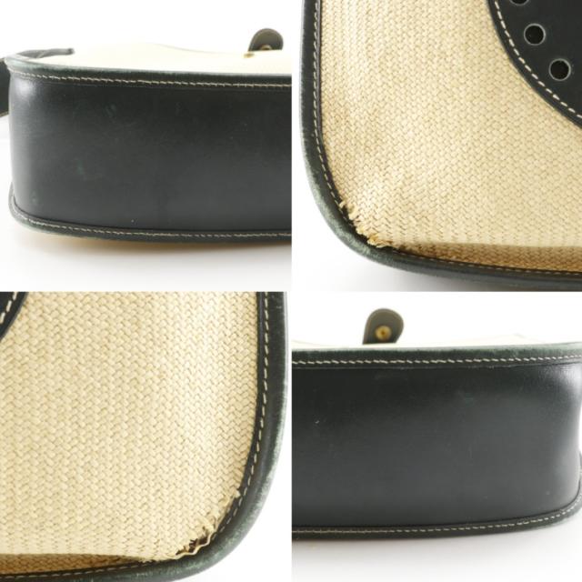 HERMES エルメス エヴリン1 GM エブリン ストロー ベージュ/緑 ショルダーバッグ_10