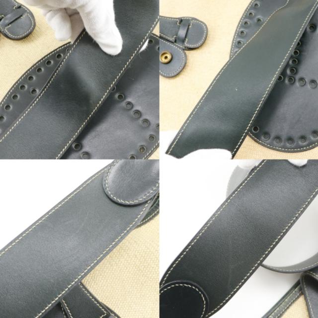 HERMES エルメス エヴリン1 GM エブリン ストロー ベージュ/緑 ショルダーバッグ_13