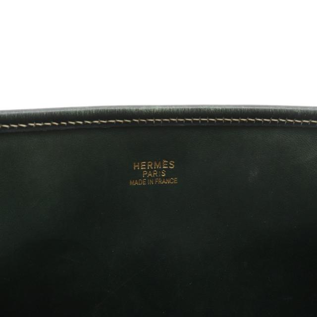 HERMES エルメス エヴリン1 GM エブリン ストロー ベージュ/緑 ショルダーバッグ_14