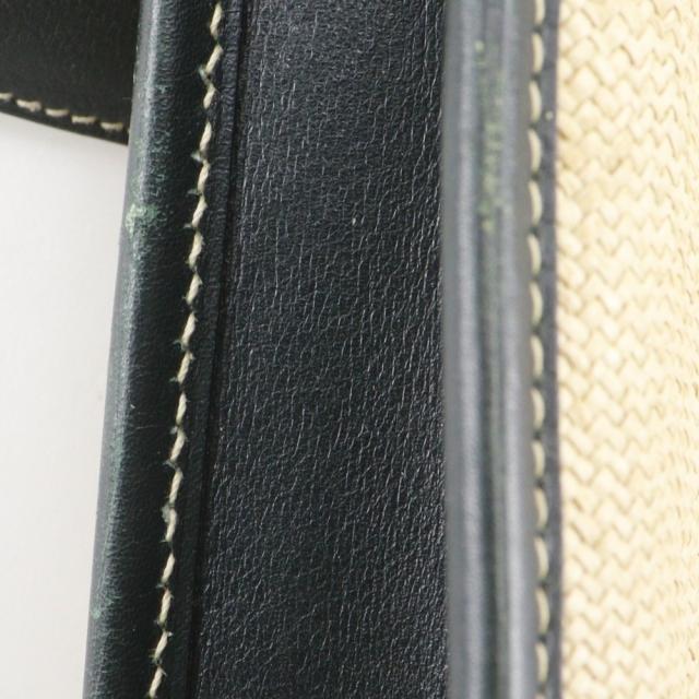 HERMES エルメス エヴリン1 GM エブリン ストロー ベージュ/緑 ショルダーバッグ_16