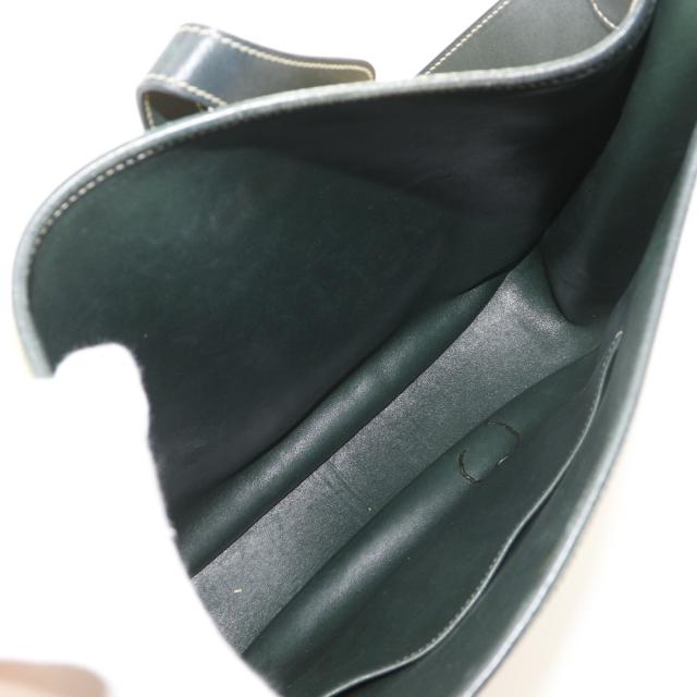 HERMES エルメス エヴリン1 GM エブリン ストロー ベージュ/緑 ショルダーバッグ_4