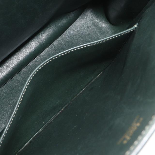 HERMES エルメス エヴリン1 GM エブリン ストロー ベージュ/緑 ショルダーバッグ_5