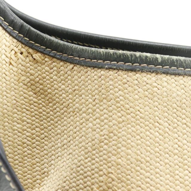 HERMES エルメス エヴリン1 GM エブリン ストロー ベージュ/緑 ショルダーバッグ_6