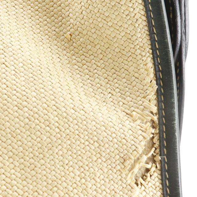 HERMES エルメス エヴリン1 GM エブリン ストロー ベージュ/緑 ショルダーバッグ_7