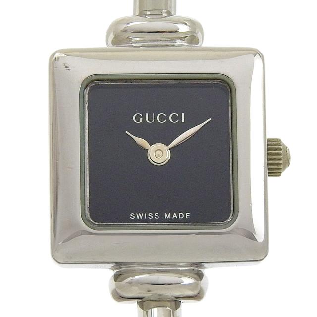 GUCCI グッチ 1900L SS クオーツ アナログ表示 黒文字盤 腕時計 レディース 【中古】